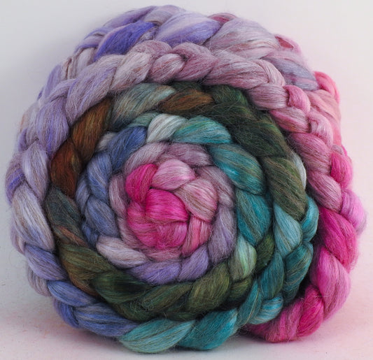 Beach Roses - Grey Alpaca/Tussah Silk (50/50)- (5.5 oz.)