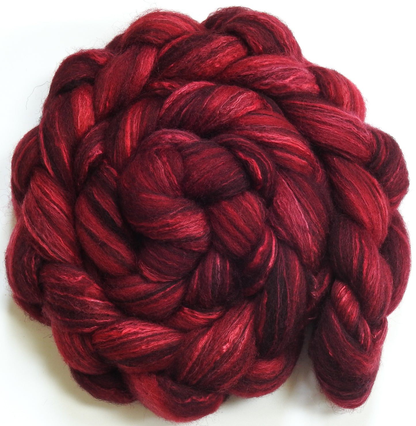 Crimson (5.5 oz) - Humbug Shetland/ Mulberry Silk (75/25)