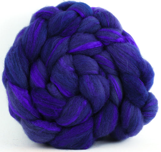 Blueberry - Grey Shetland/ Tussah Silk (70/30)- (5.5 oz)