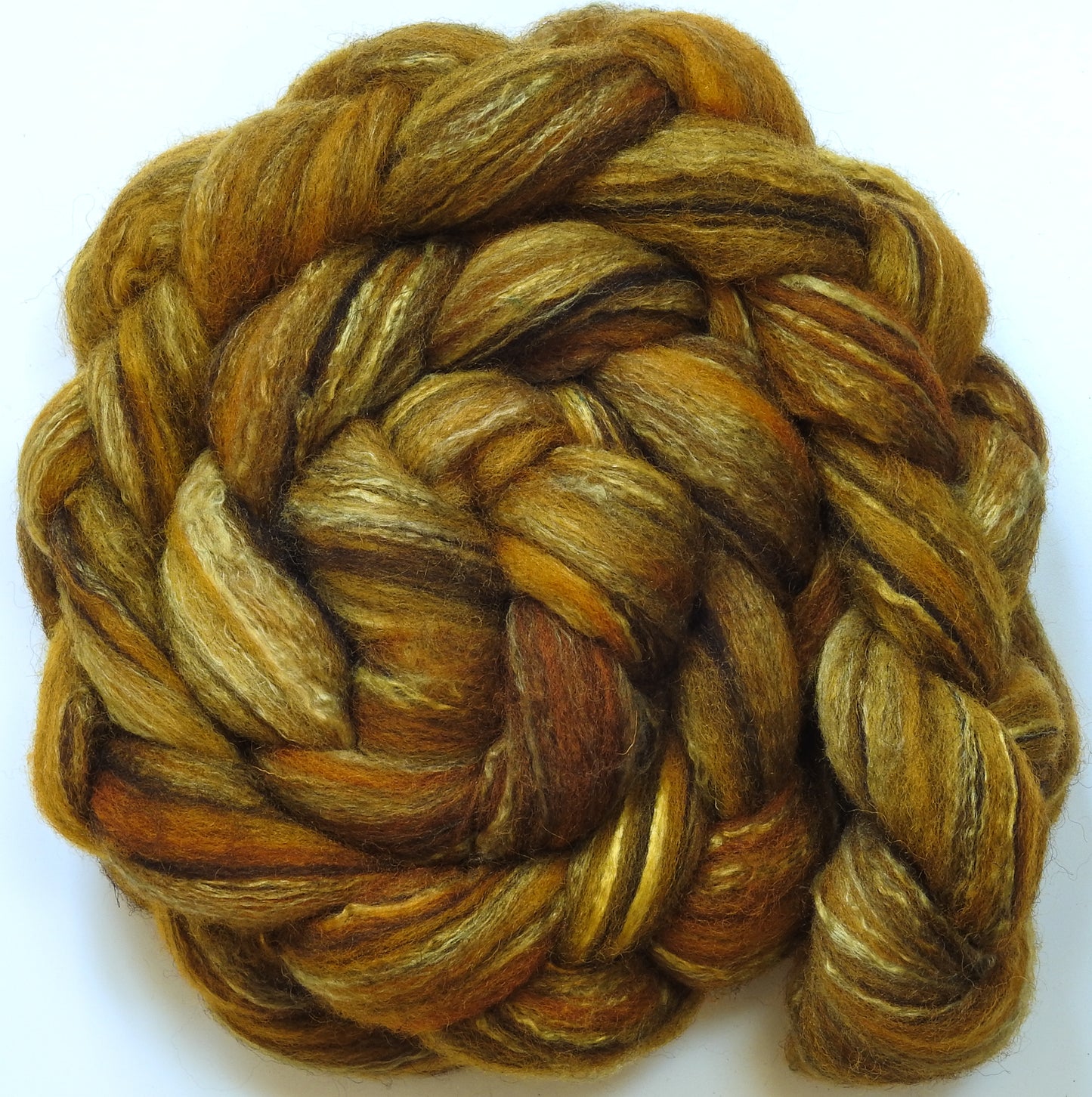 Stoneground Mustard (5.3 oz) - Humbug Shetland/ Mulberry Silk (75/25)