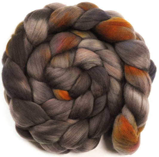 Morel -(6.4 oz) Glazed Solid - Organic Polwarth