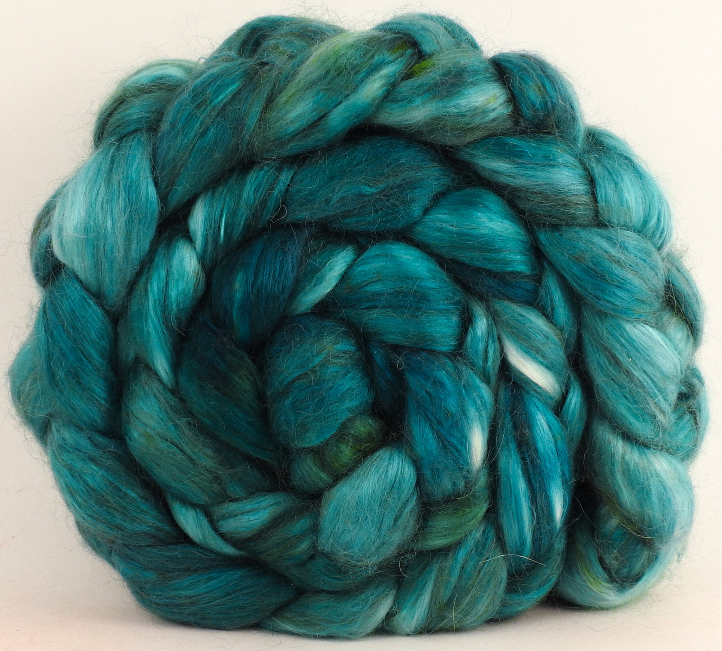 Faience - Wensleydale/ Mulberry silk roving (65/35)