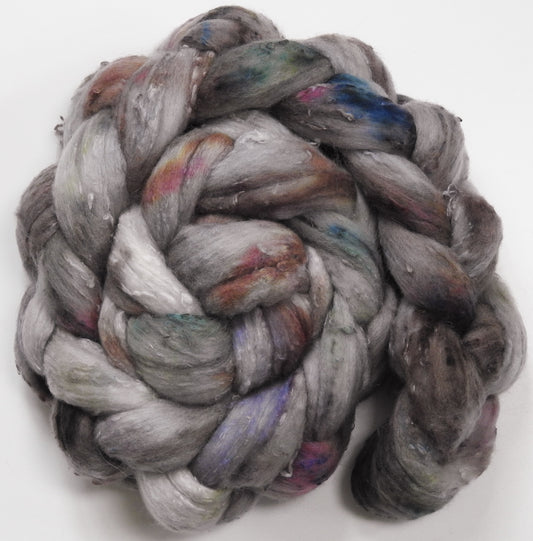 Pearly Gates-(4.7 oz)- 25 micron Merino/ Silk Slubs (70/30)