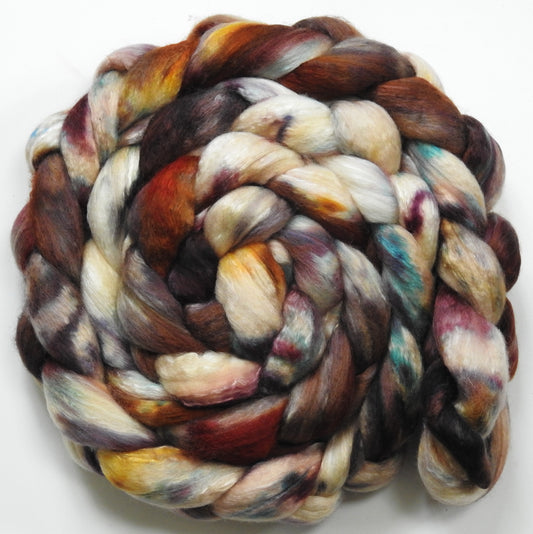 Barred Owl (5.6 oz) - Merino/ Mulberry Silk (60/40)