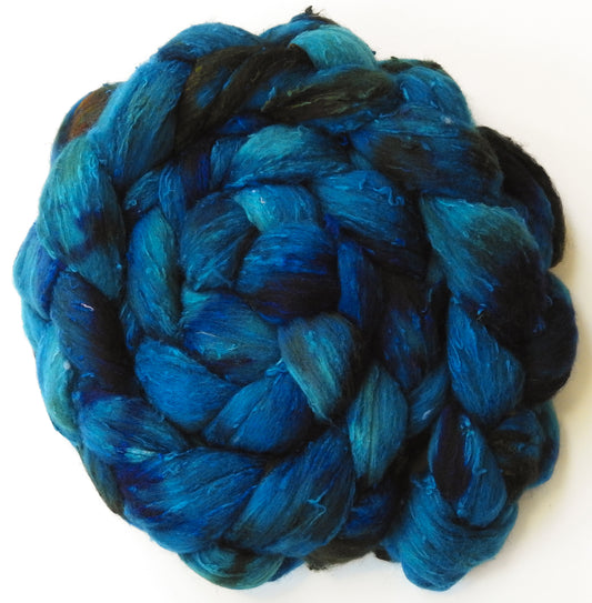 Nocturne-(6 oz)- 25 micron Merino/ Silk Slubs (70/30)