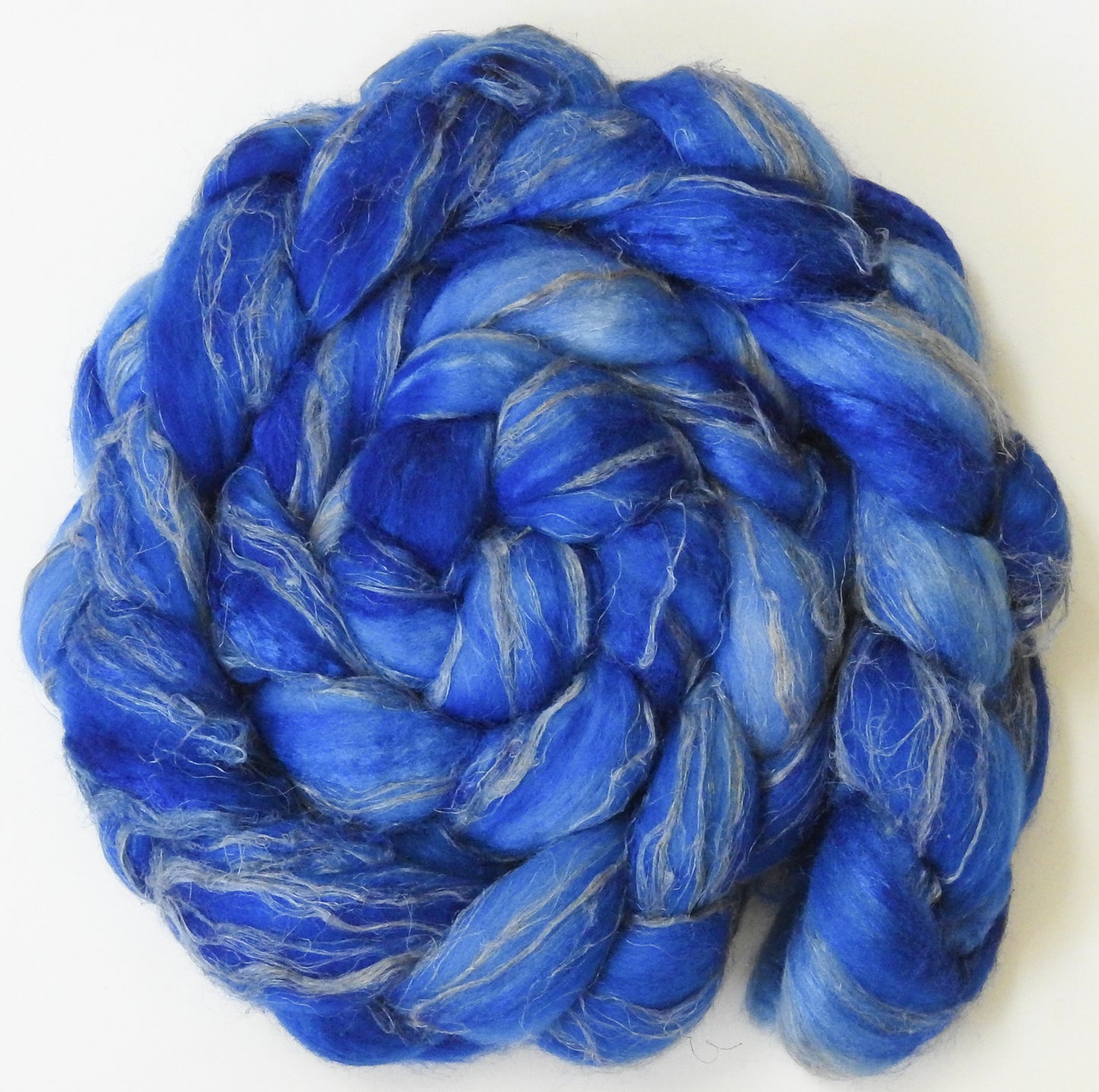 Blue Ribbon (5.6 oz) - Merino/ Tussah Silk/ Natural Flax (50/25/25)