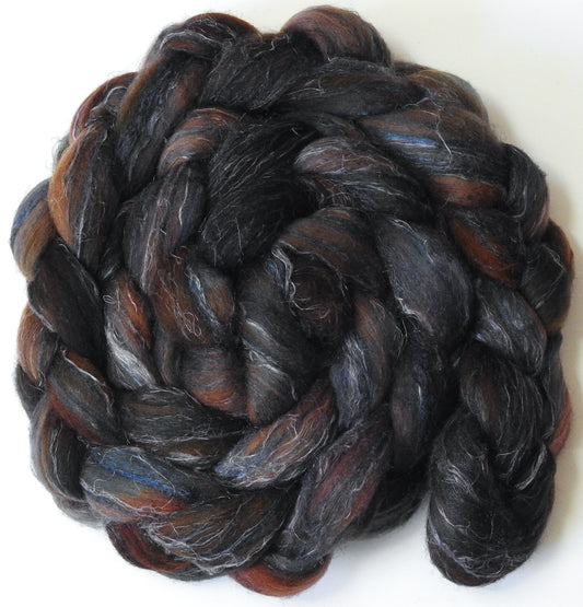 French Roast - Merino/ Tussah Silk/ Natural Flax (50/25/25)