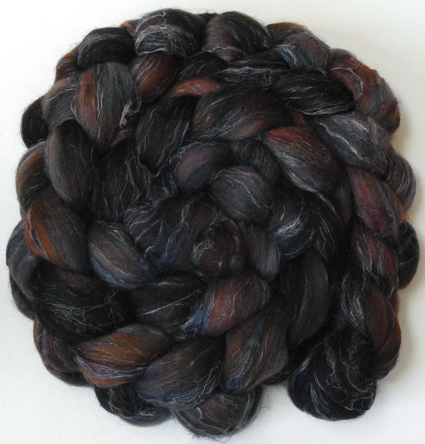 French Roast - Merino/ Tussah Silk/ Natural Flax (50/25/25)