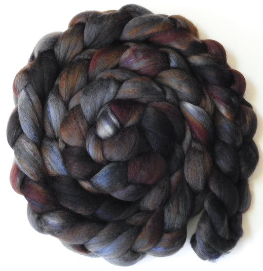 French Roast (5.6 oz) - Oatmeal Hogget Haunui / Mulberry Silk (70/30) 21.1 mic.