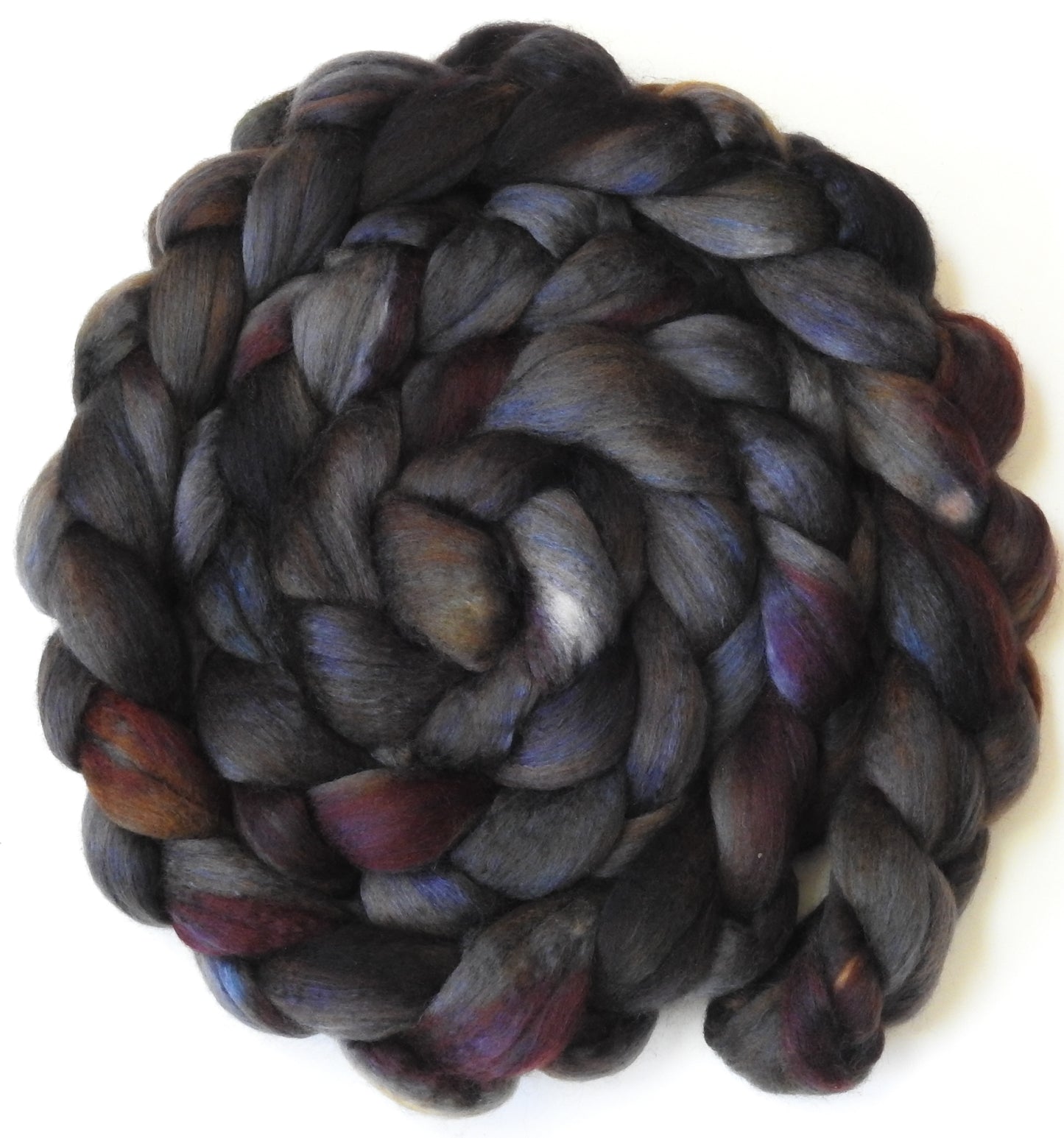 French Roast (5.6 oz) - Oatmeal Hogget Haunui / Mulberry Silk (70/30) 21.1 mic.