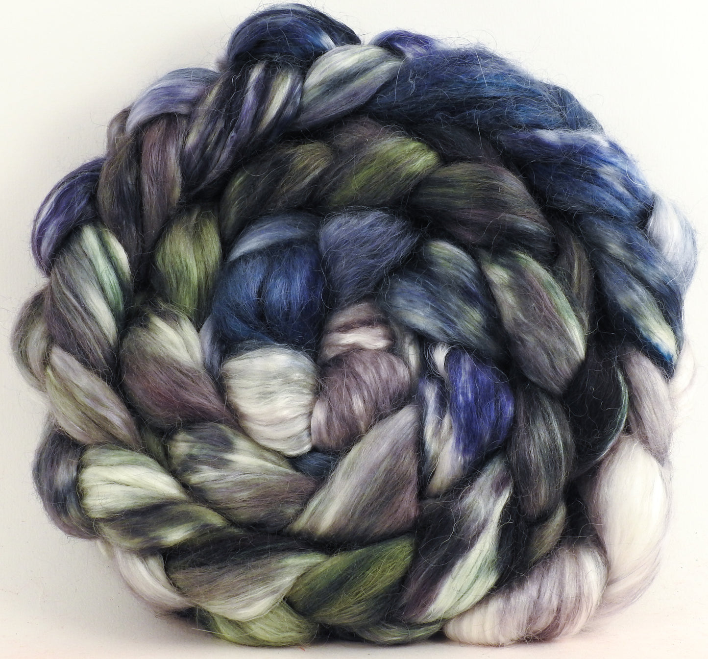 Snail - Wensleydale/ Mulberry silk roving (65/35) - (5.2 oz.)