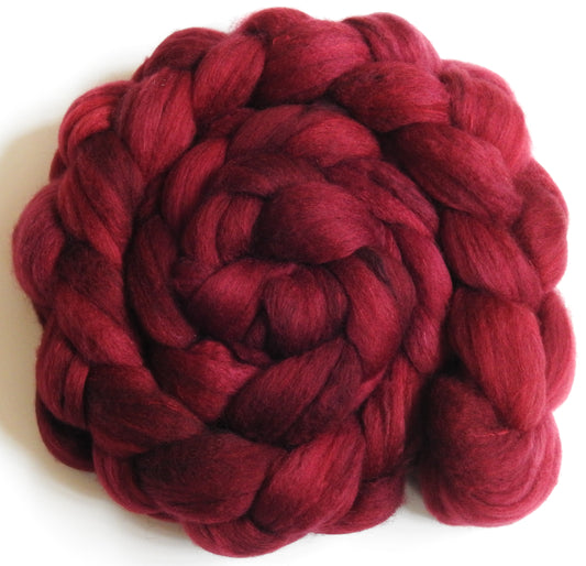 Crimson (5.2 oz)- Polwarth/ YAK / Mulberry Silk (60/20/20)