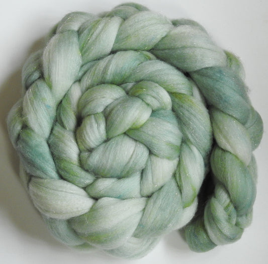 Aloe - Batt in a Braid #58-Superfine Merino/ Tussah silk/ Gold Stellina(65/25/10)