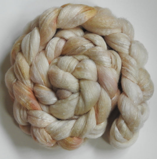 Shortbread - Batt in a Braid #49- Polwarth/Silk/ Tweed (50/25/25)