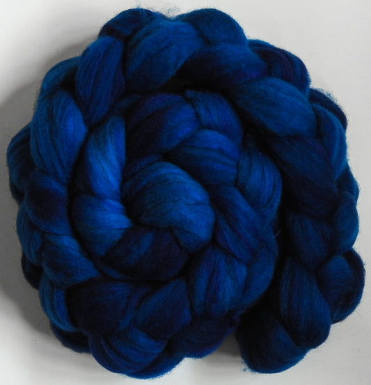 Blue Lobster (5.5 oz.) Batt in a Braid #60- Southdown/ Bfl/ Bio-nylon (50/25/25)