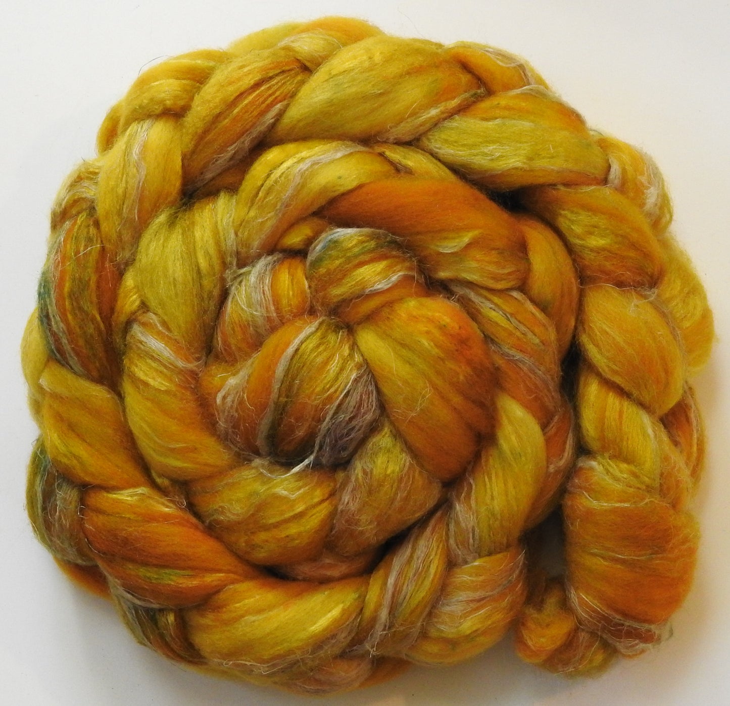 Sunflower (5.6 oz) Merino/ Tussah Silk/ Natural Flax (50/25/25)