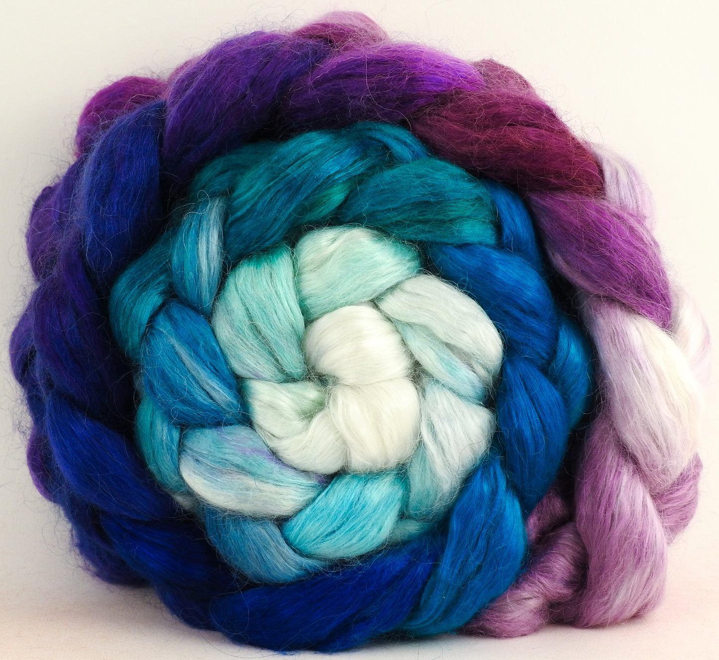 Dawn Treader - Wensleydale/ Mulberry silk roving (65/35) - (5.2 oz.)