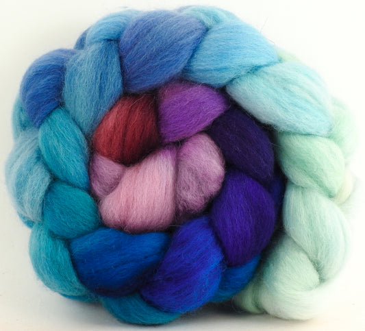 Dawn Treader (5.2 oz) - Batt in a Braid #51 - Shropshire /Falkland / Kid Mohair (60/20/20)