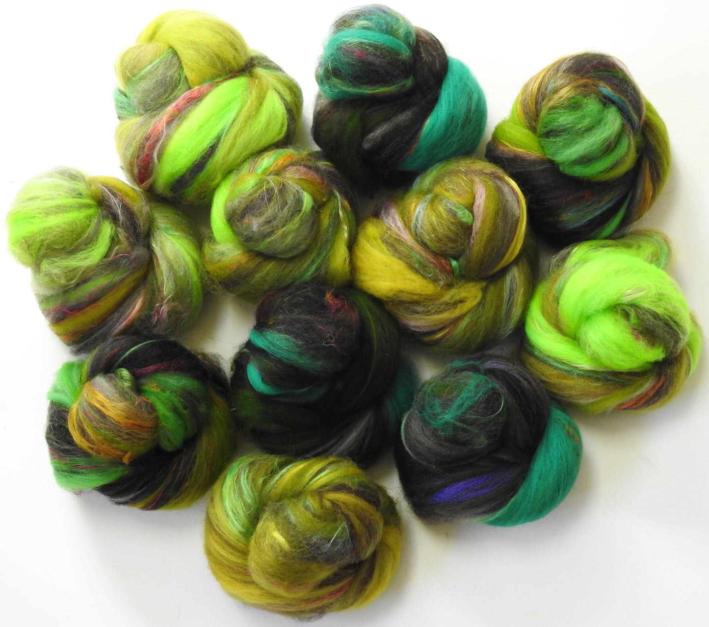 Hills of Ireland-NON-Sparkle Sticklebatts (4.2 oz) -Merino fleece; CAMEL,  merino top, silk