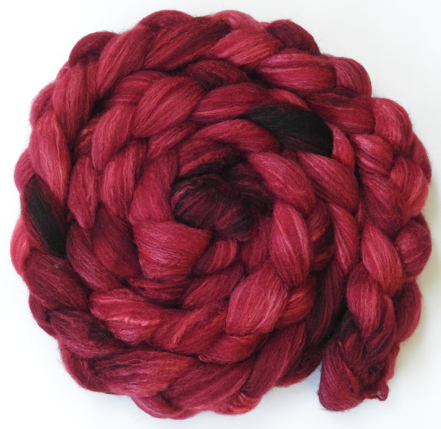 Holly Berry - 6 oz.- British Southdown/ tussah silk (65/ 35)