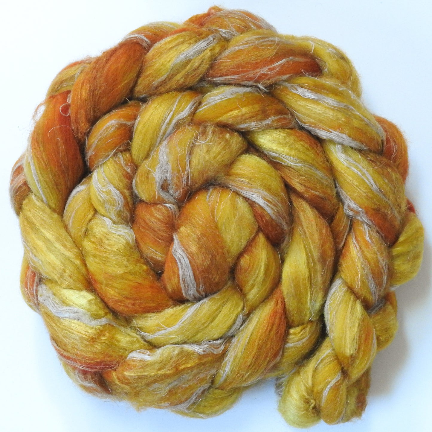 Golden Hour (5.7 oz) - Merino/ Tussah Silk/ Natural Flax (50/25/25)