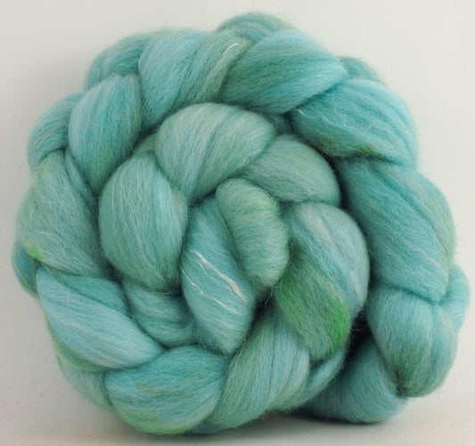 Celadon (5.7 oz) - Batt in a Braid #50 - Cheviot /Falkland /Tencel (70/15/15)