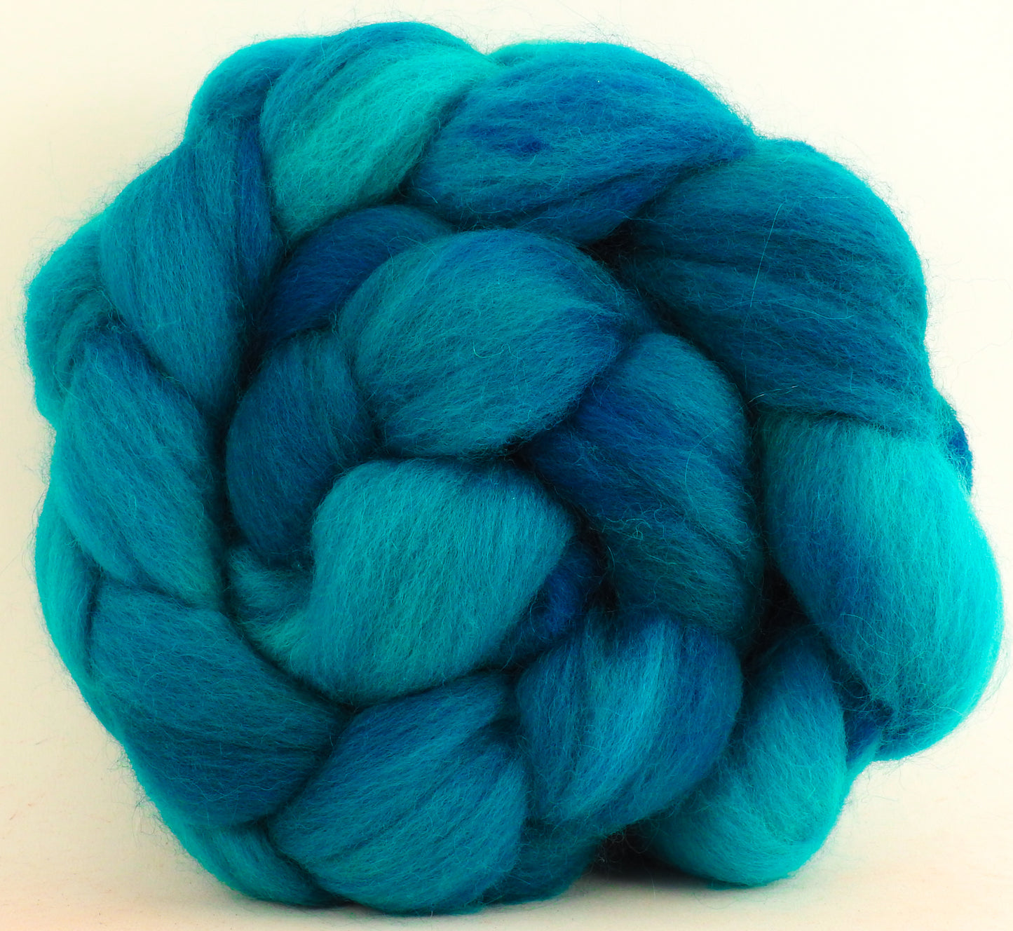 Celestial (5.1 oz) - Batt in a Braid #51 - Shropshire /Falkland / Kid Mohair (60/20/20)