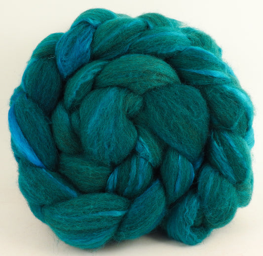 Crystal Caves (5.5 oz) - Grey Shetland/ Tussah Silk (70/30)