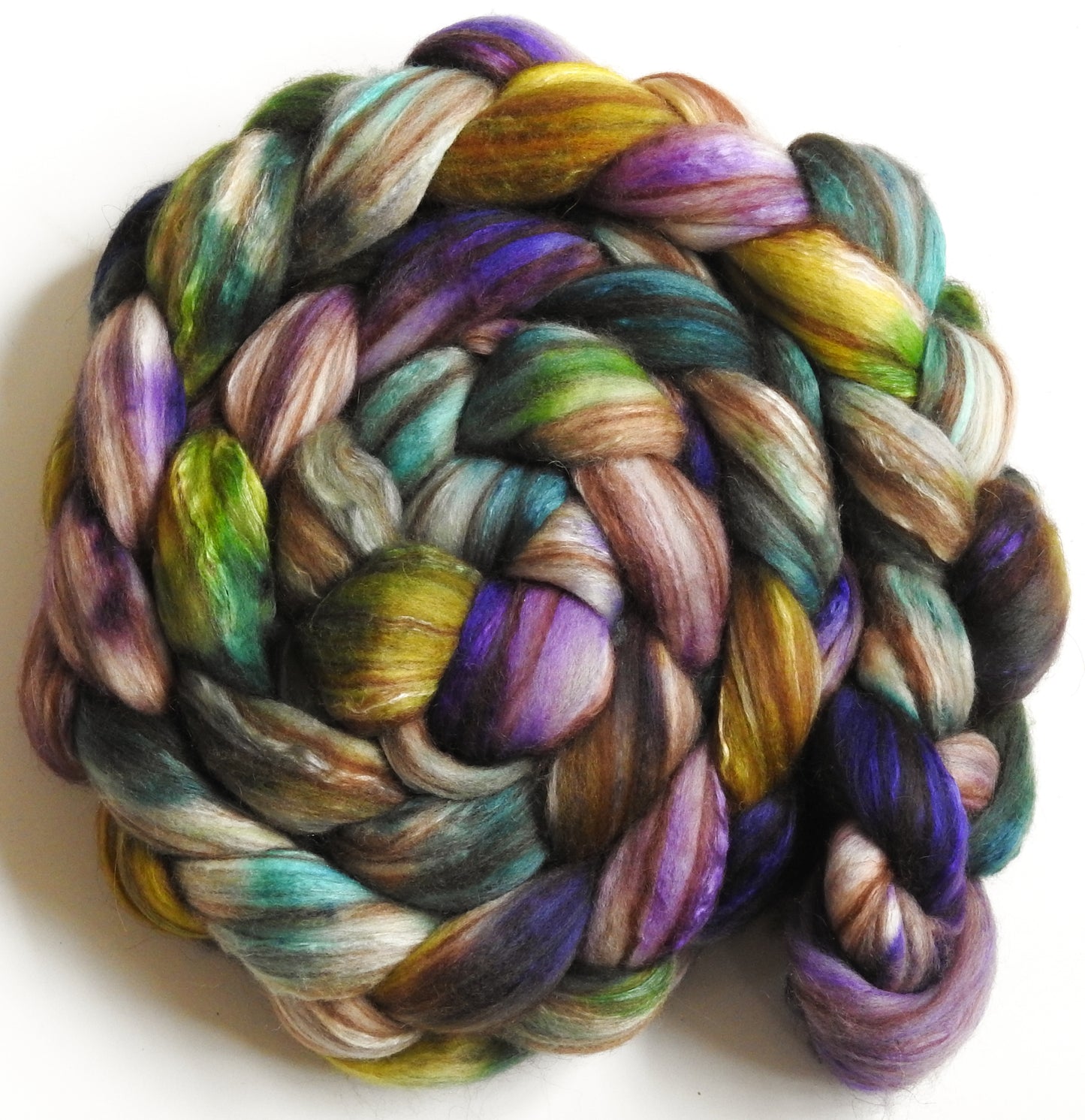 African Violet - 18.5 mic merino/ camel/ brown alpaca/ mulberry silk/ (40/20/20/20)