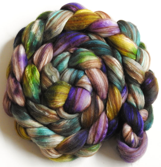 African Violet - 18.5 mic merino/ camel/ brown alpaca/ mulberry silk/ (40/20/20/20)