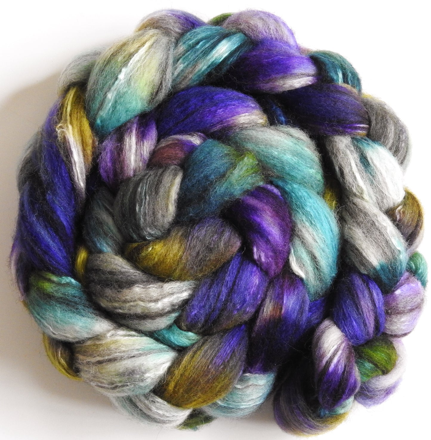 African Violet - Humbug Shetland/ Mulberry Silk (75/25)