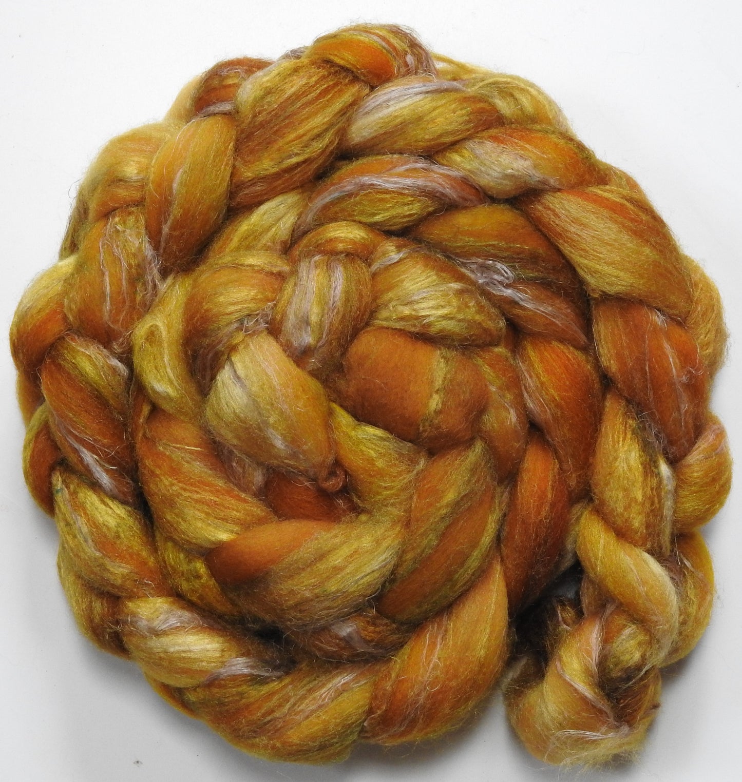 Sunflower (5.5 oz) Merino/ Tussah Silk/ Natural Flax (50/25/25)