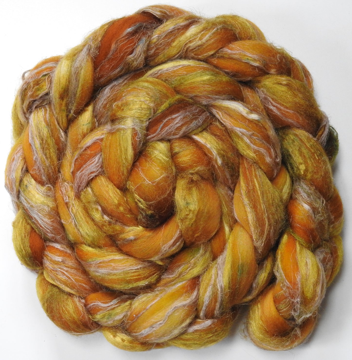 Sunflower (5.5 oz) Merino/ Tussah Silk/ Natural Flax (50/25/25)