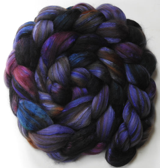 Purple People Eater (5.8 oz) 18.5 mic merino/ camel/ brown alpaca/ mulberry silk/ (40/20/20/20)