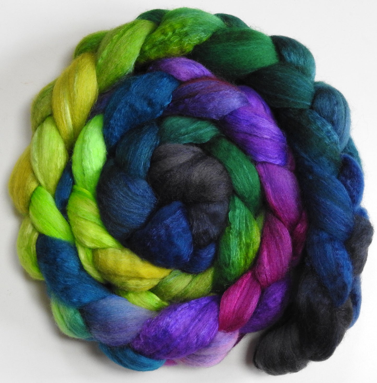 Aurora Borealis (5.8 oz) - Blue-faced Leicester/ Tussah Silk (75/25)