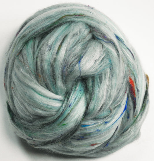 Trickle- Custom Blended Top- Merino/ Rambouillet/  Silk/ Baby Alpaca /Sari Silk(25/25/25/15/10)