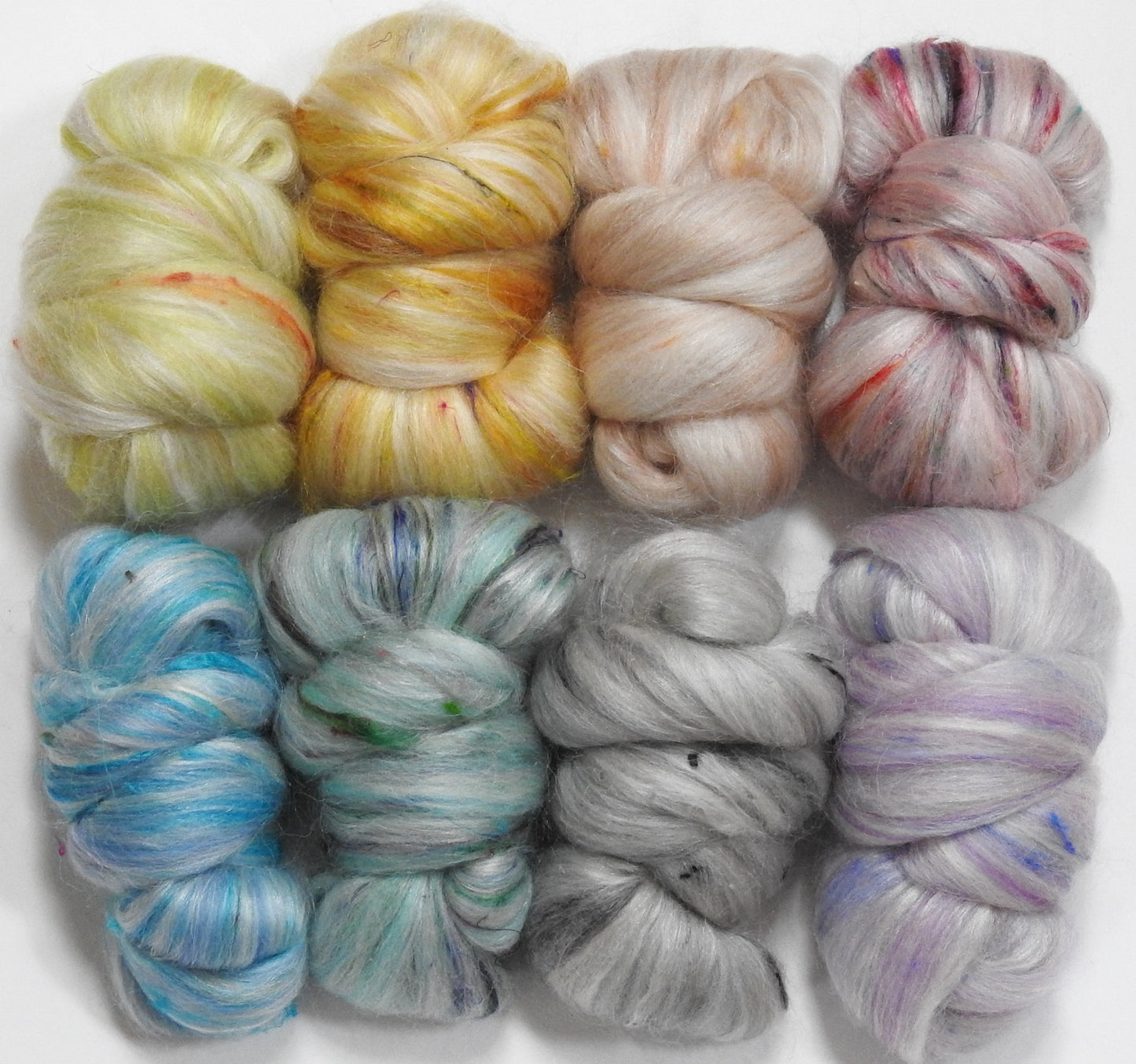 Sunbeam - Custom Blended Top- Merino/ Rambouillet/  Silk/ Baby Alpaca /Sari Silk(25/25/25/15/10)