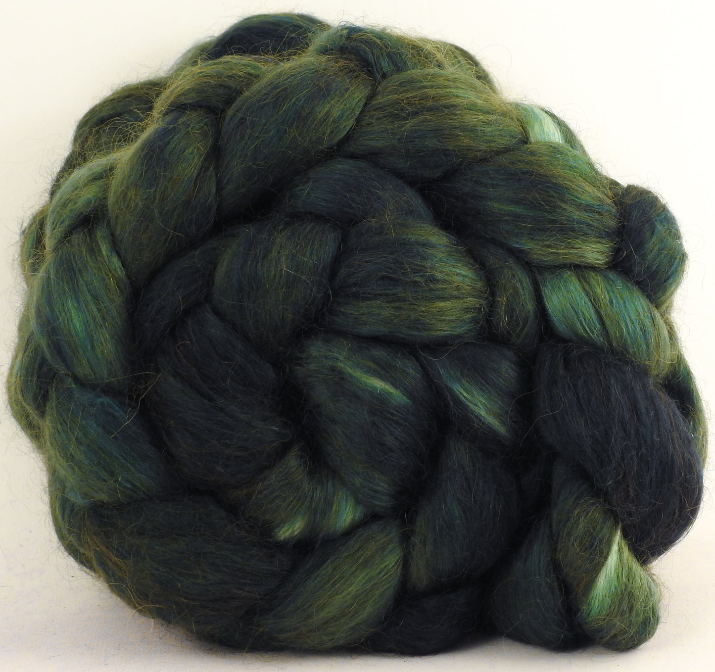 Zucchini - Wensleydale/ Mulberry silk roving (65/35)