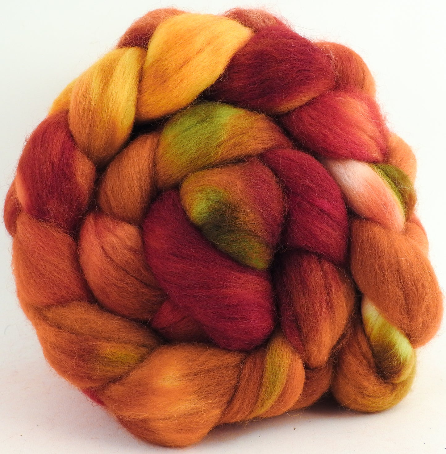 Flamethrower - Batt in a Braid #51 - Shropshire /Falkland / Kid Mohair (60/20/20)