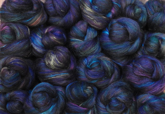 Sock Batts - Nightshade - (4 oz.) - Inglenook Fibers