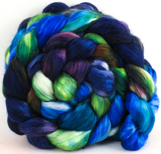 Mandarinfish - Wensleydale/ Mulberry silk roving (65/35)