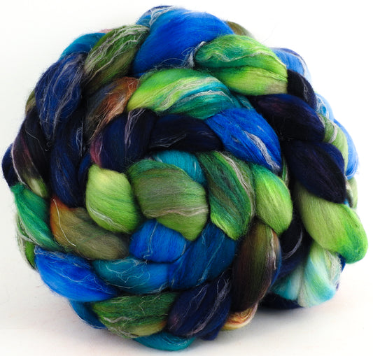 Mandarinfish - Merino/ Tussah Silk/ Natural Flax (50/25/25)