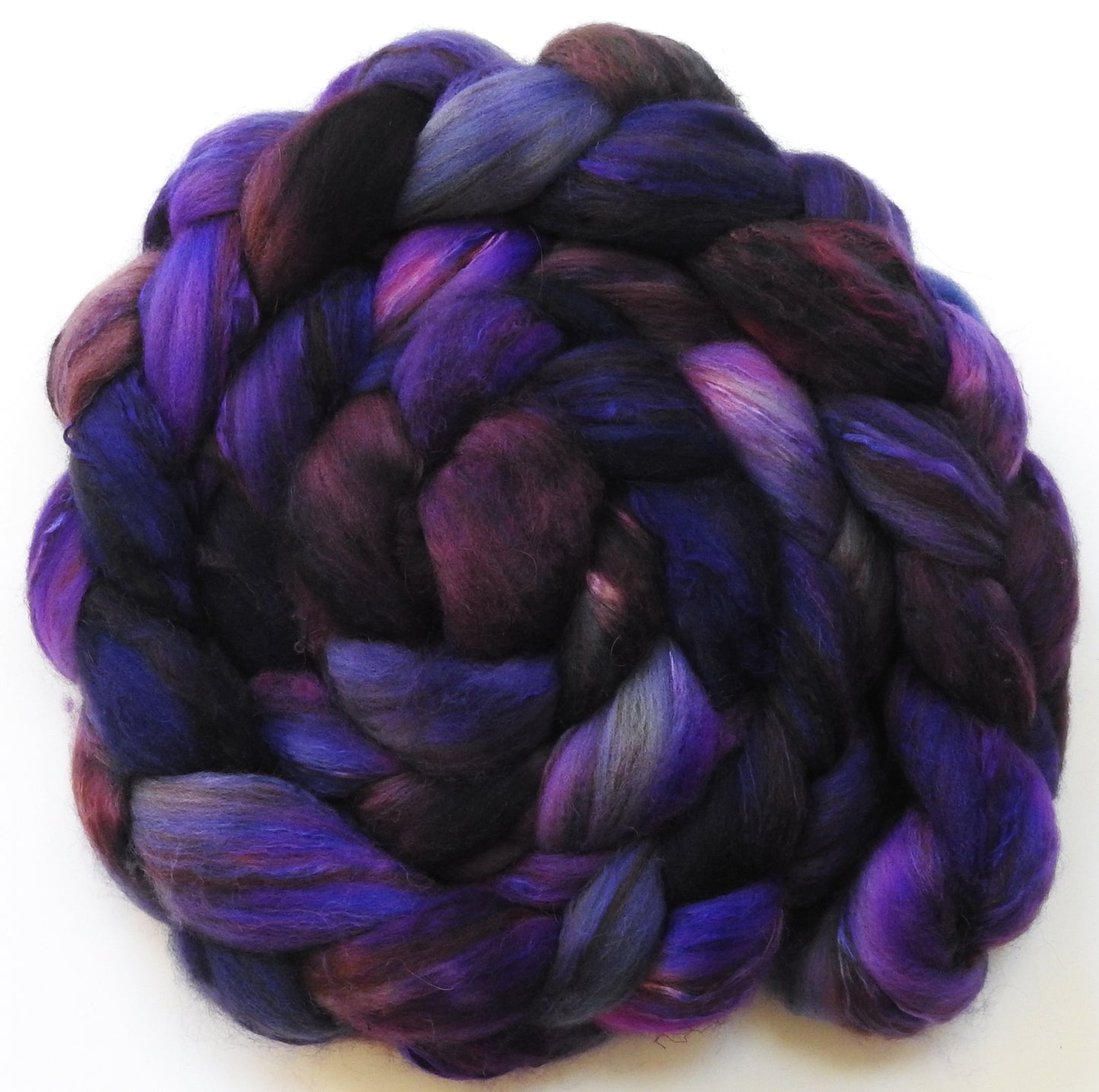 Purple People Eater - (5.6 oz)- 18.5 mic merino/ camel/ brown alpaca/ mulberry silk/ (40/20/20/20)