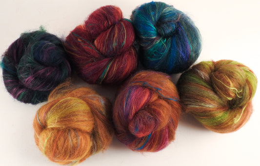 Sock Batts - Chipotle - (4.6 oz.) - Inglenook Fibers