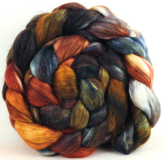 Nuts & Berries - Wensleydale/ Mulberry silk roving (65/35)