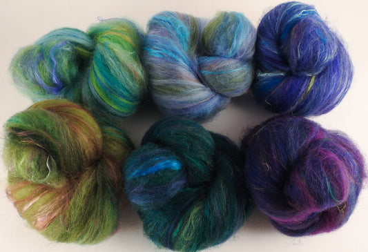 Sock Batts - Seahorse - (4.7 oz.) - Inglenook Fibers