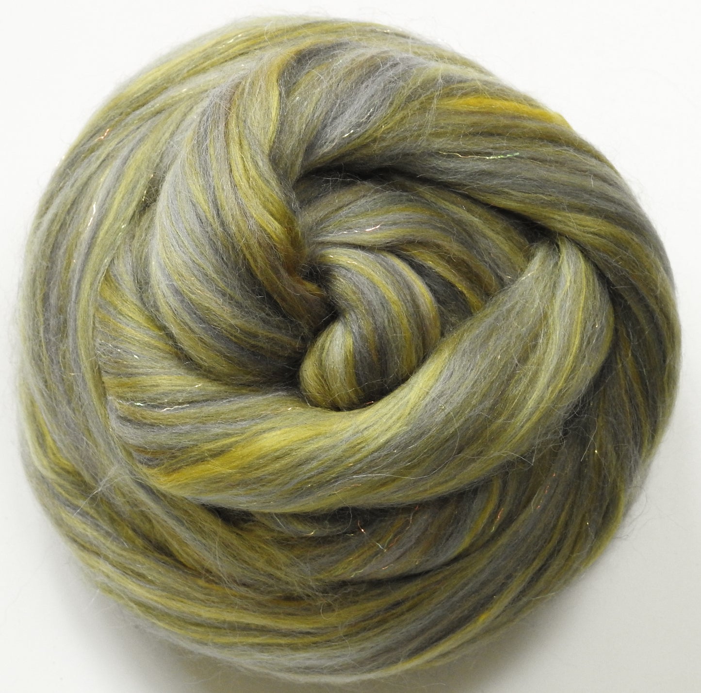 Hithlain ( Elven rope) - Merino/Peduncle & Mulberry Silk/Grey Baby Alpaca/ Iridescent Stellina (60/25/10/5)