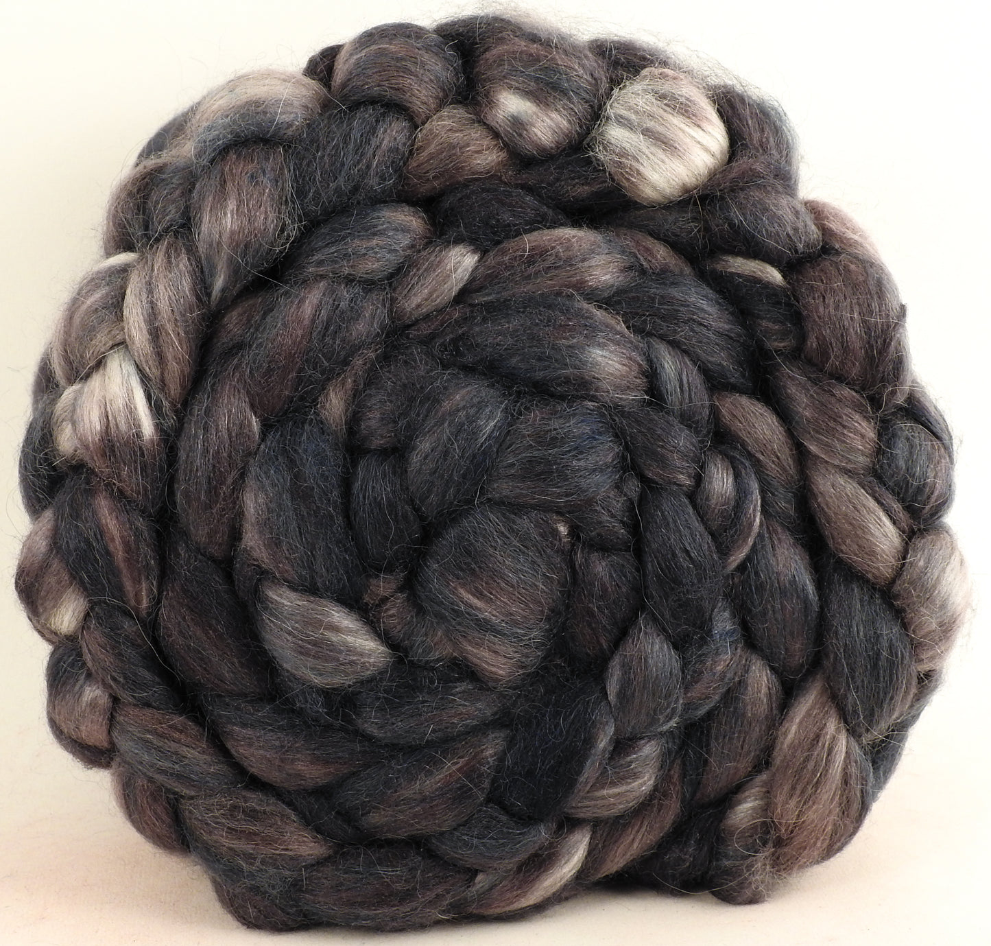 Licorice (5.1 oz) - Grey Alpaca/Tussah Silk (50/50)