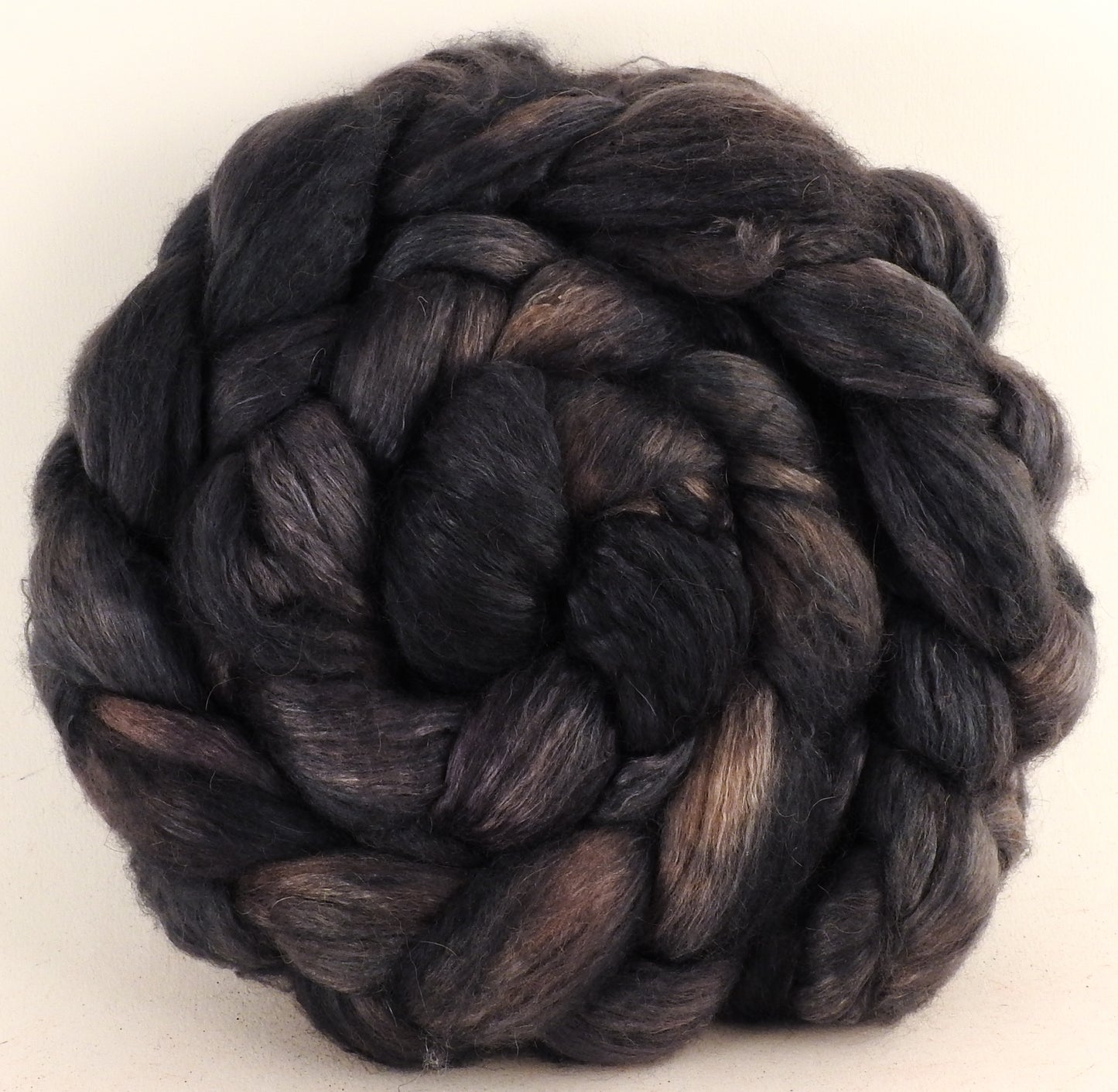 Baby camel/ tussah silk top (50/50) - Logwood - 3.3 oz. - Inglenook Fibers