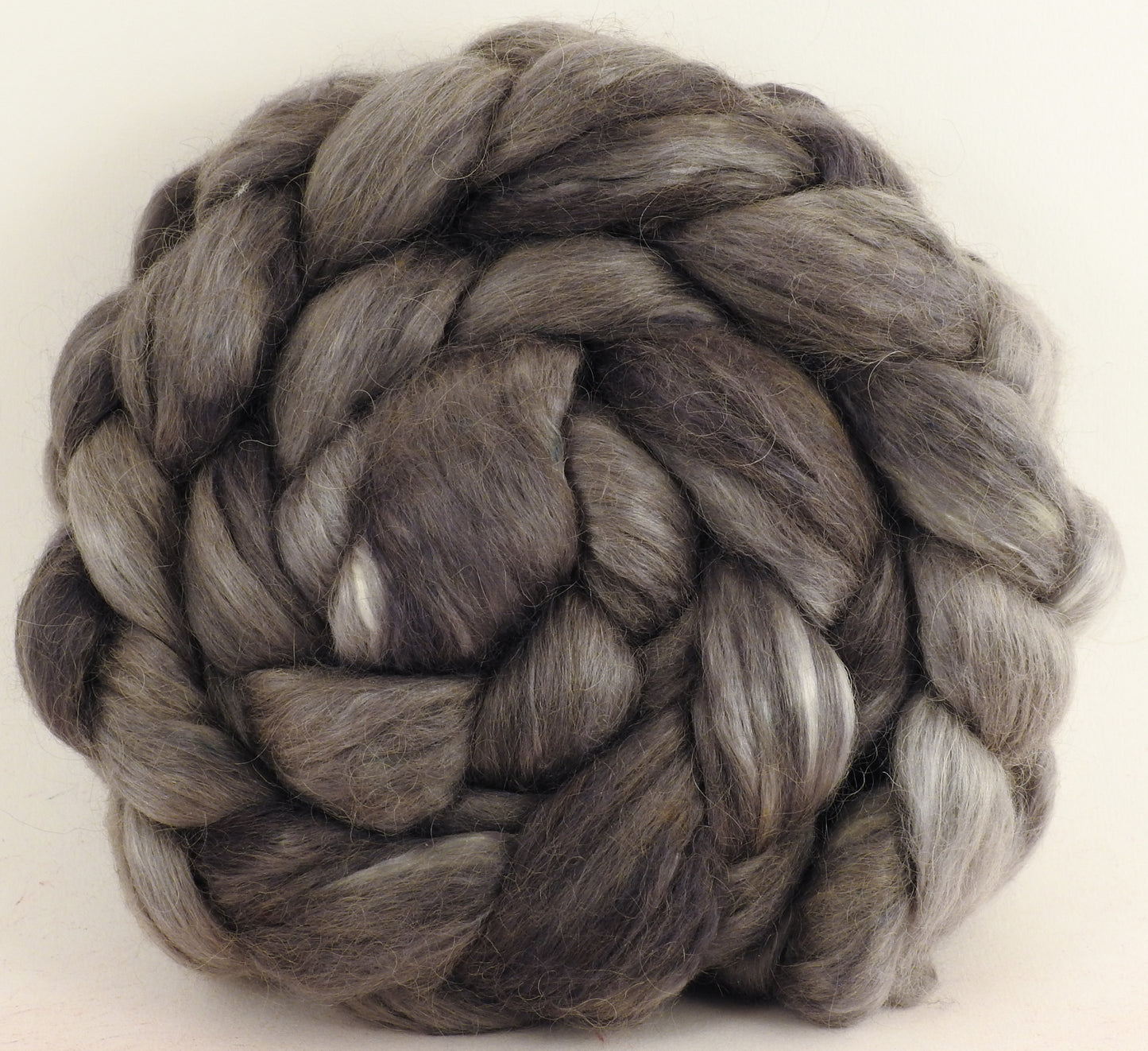 Dove (5.5 oz) - Wensleydale/ Mulberry silk roving (65/35)